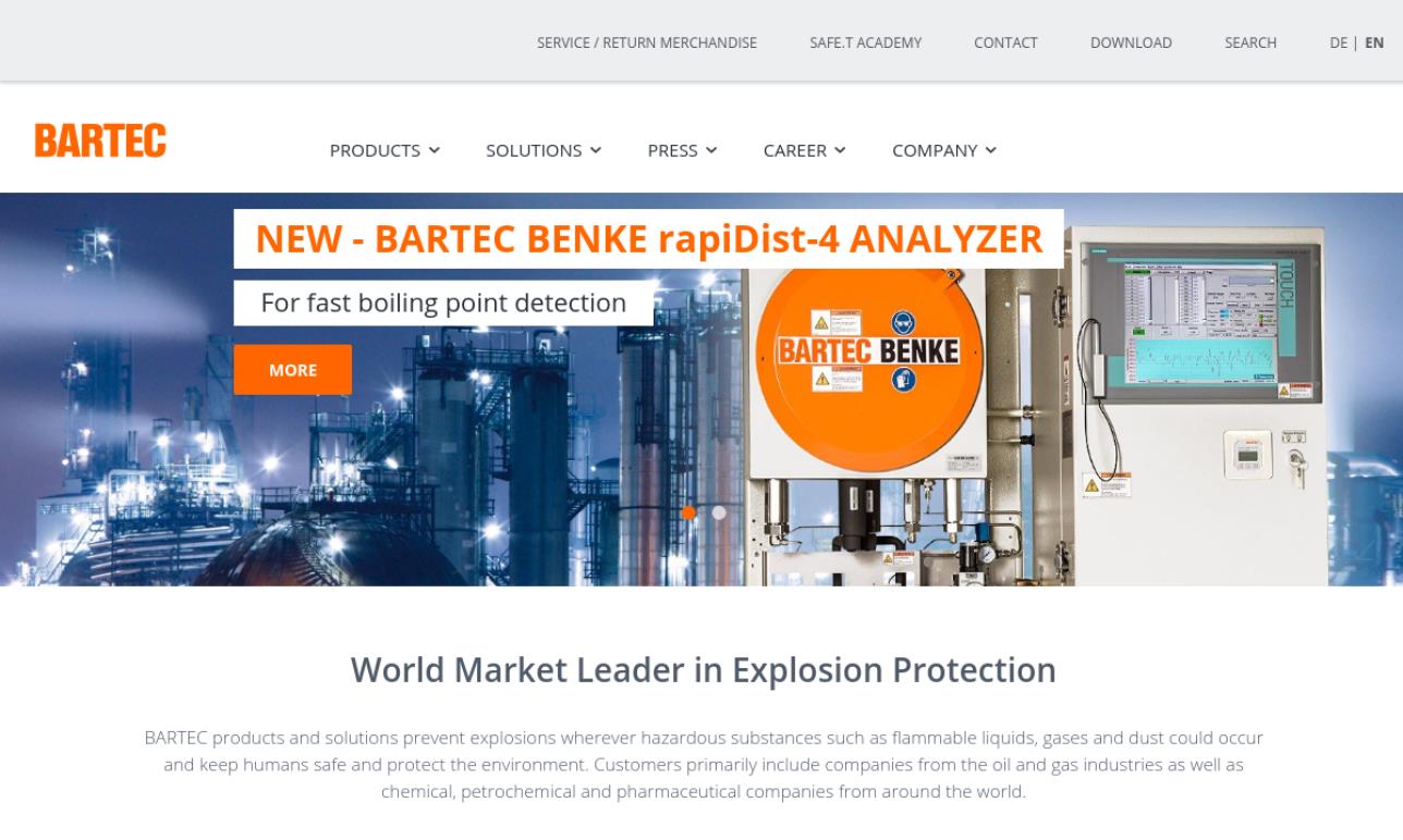 Bartec US Corporation Electric Motors