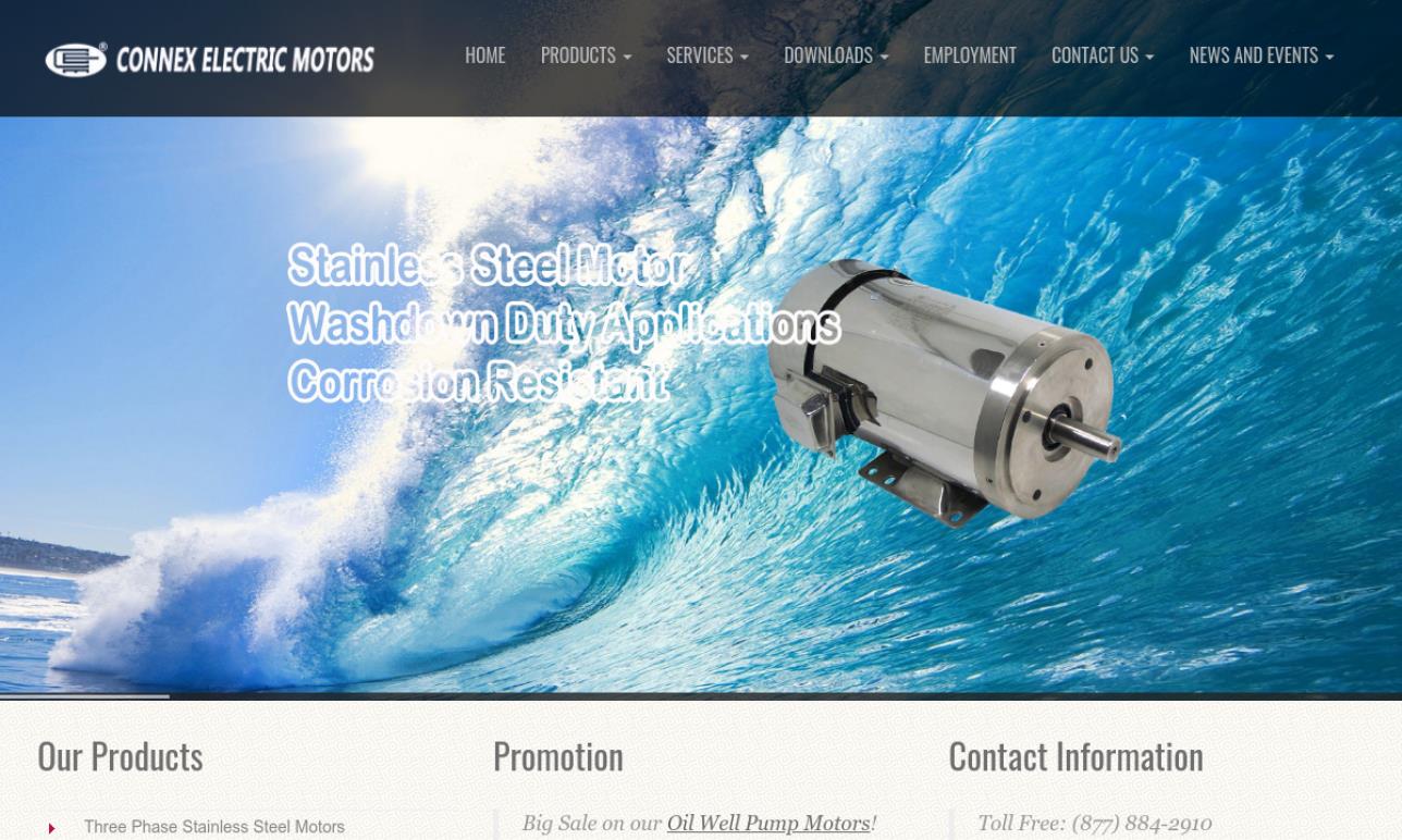 Connex Industrial Corporation Electric Motors