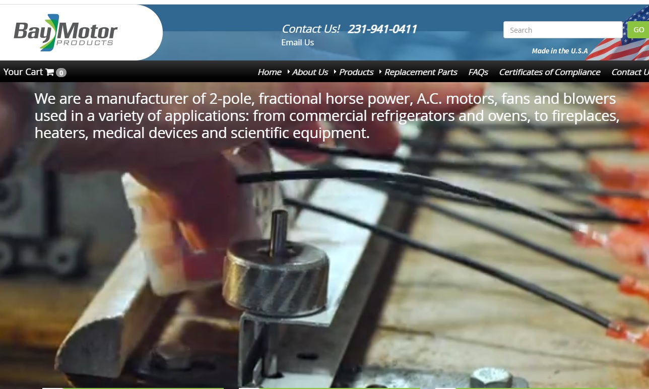 Bay Motor Products, Inc. Electric Motors