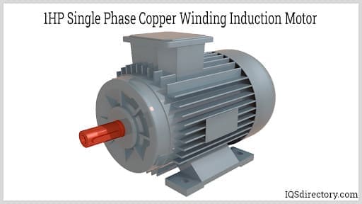 1HP Single Phase Copper Winding Induction Motor
