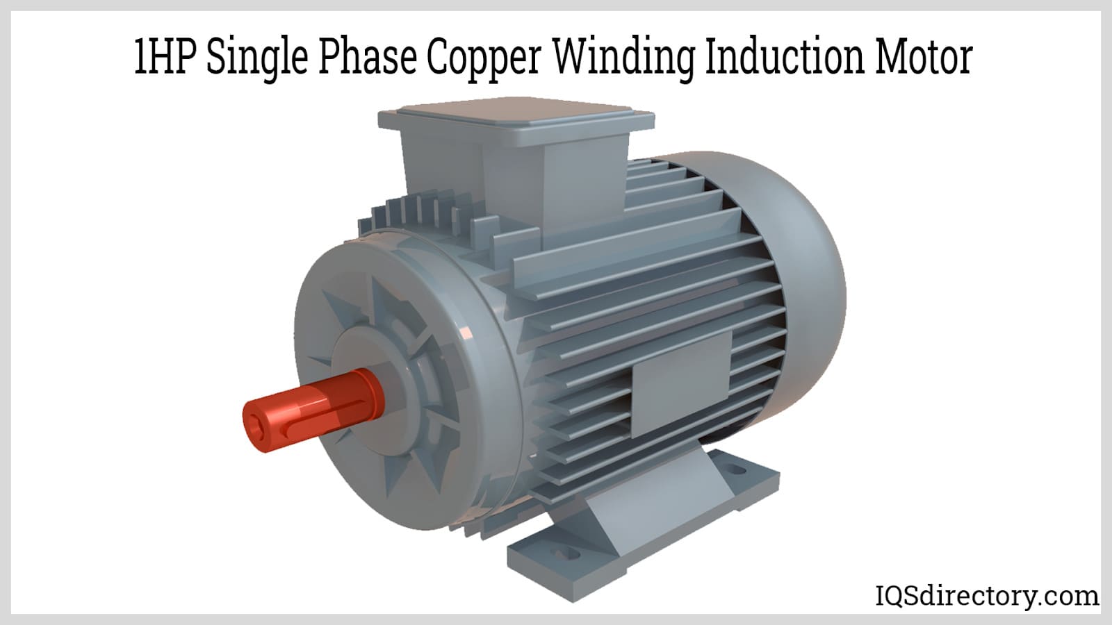 1HP Single Phase Copper Winding Induction Motor